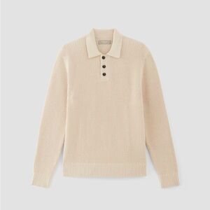 EVERLANE The Cotton Chunky Rib Polo